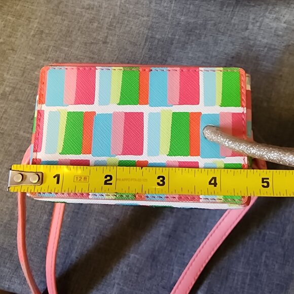 Lily Bloom Juice Box Totally Tropical Pink Mini Crossbody Purse - Picture 10 of 12